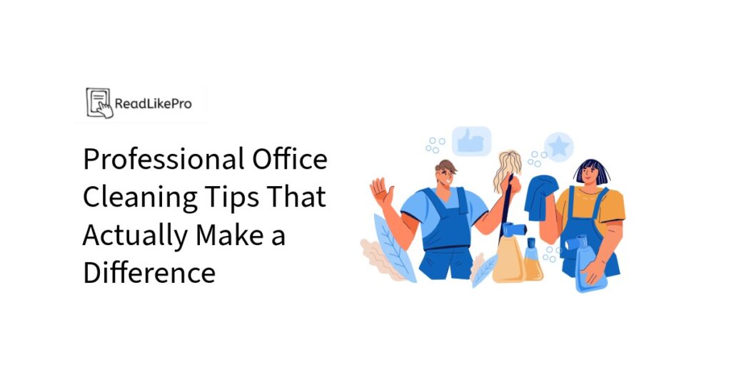 Professional Office Cleaning Tips That Actually Make a Difference-
