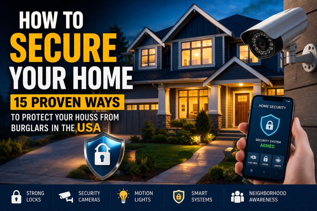 How to Secure Your Home 15 Proven Ways to Protect Your House from Burglars in the USA