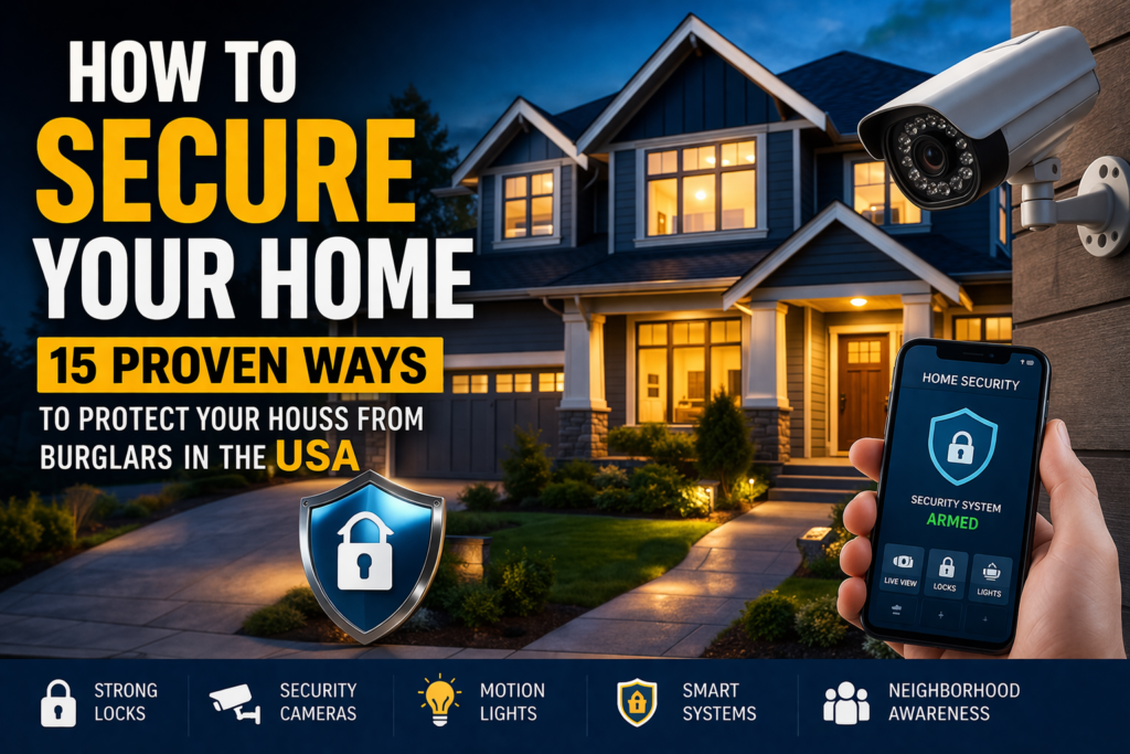 How to Secure Your Home 15 Proven Ways to Protect Your House from Burglars in the USA