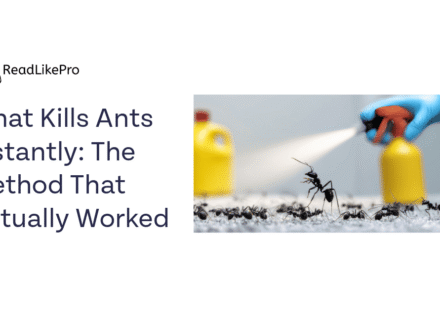 What Kills Ants Instantly? What Works and What Just Looks Like It Does