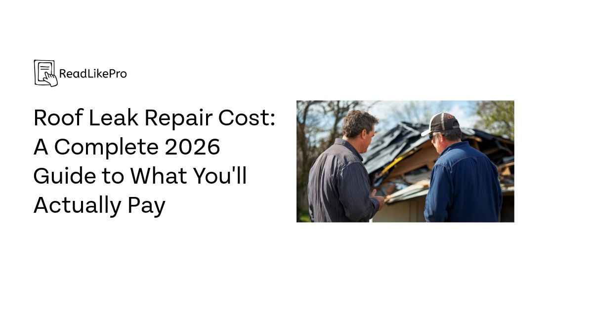 Roof Leak Repair Cost A Complete 2026 Guide to What Youll Actually Pay 2 1