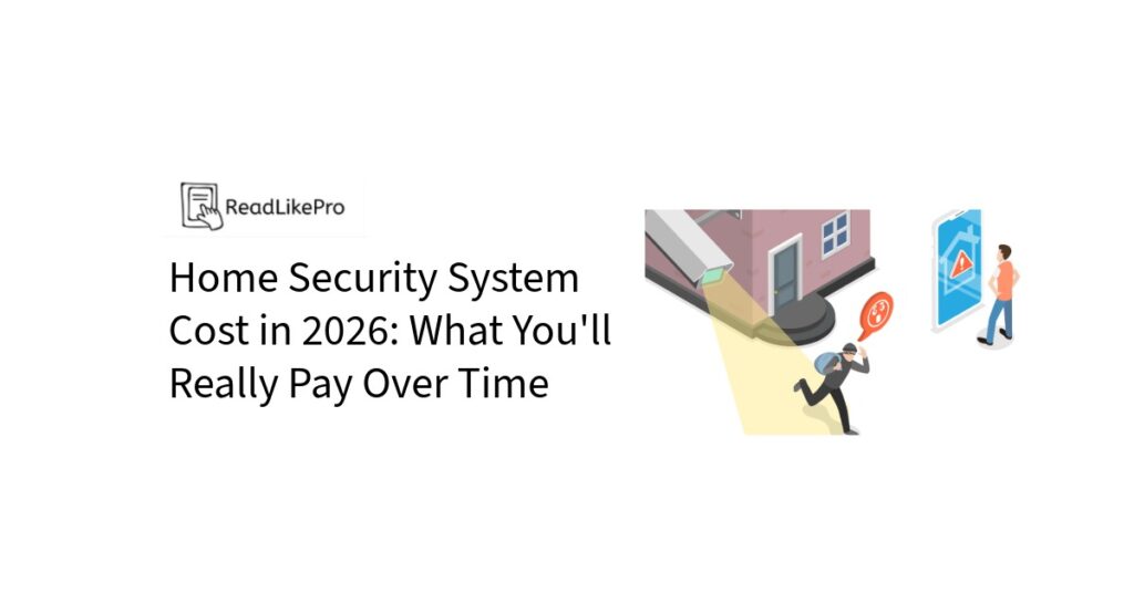 Home Security System Cost in 2026 What Youll Really Pay Over Time 4