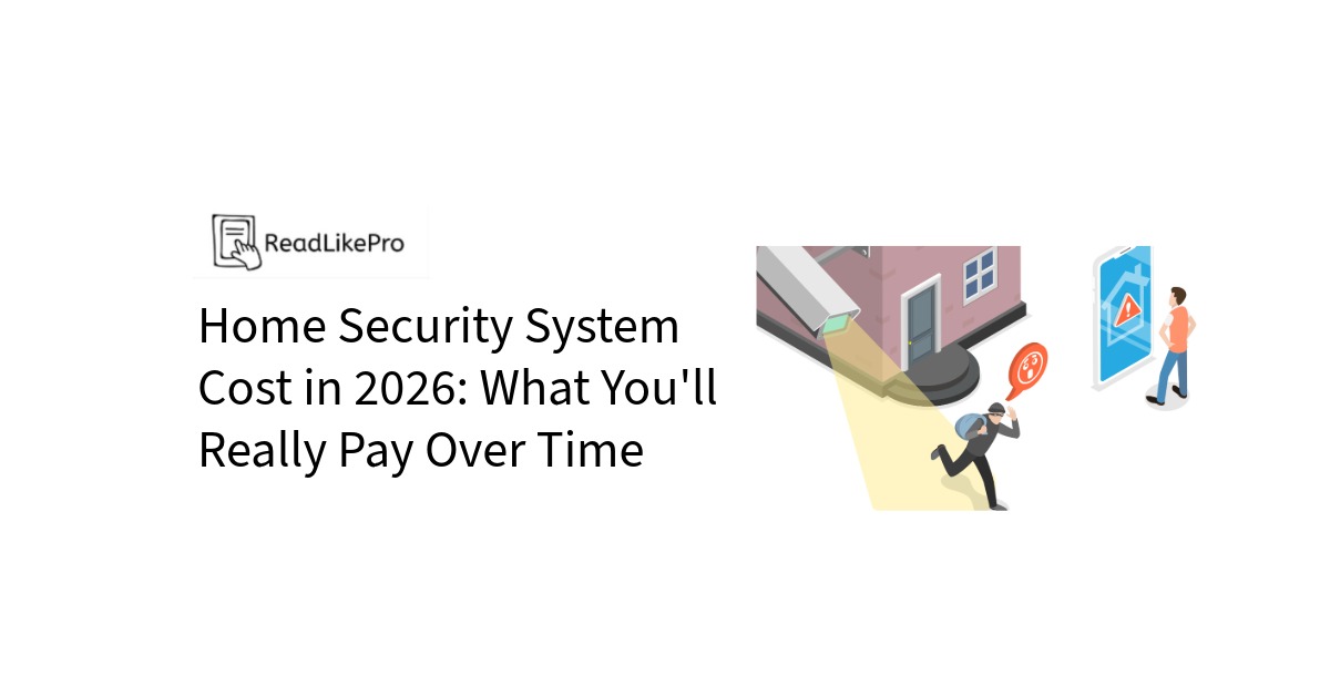 Home Security System Cost in 2026 What Youll Really Pay Over Time 4