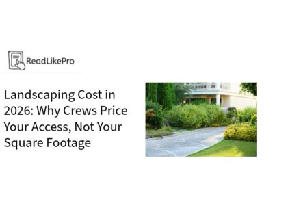 Landscaping Cost in 2026 Why Crews Price Your Access, Not Your Square
