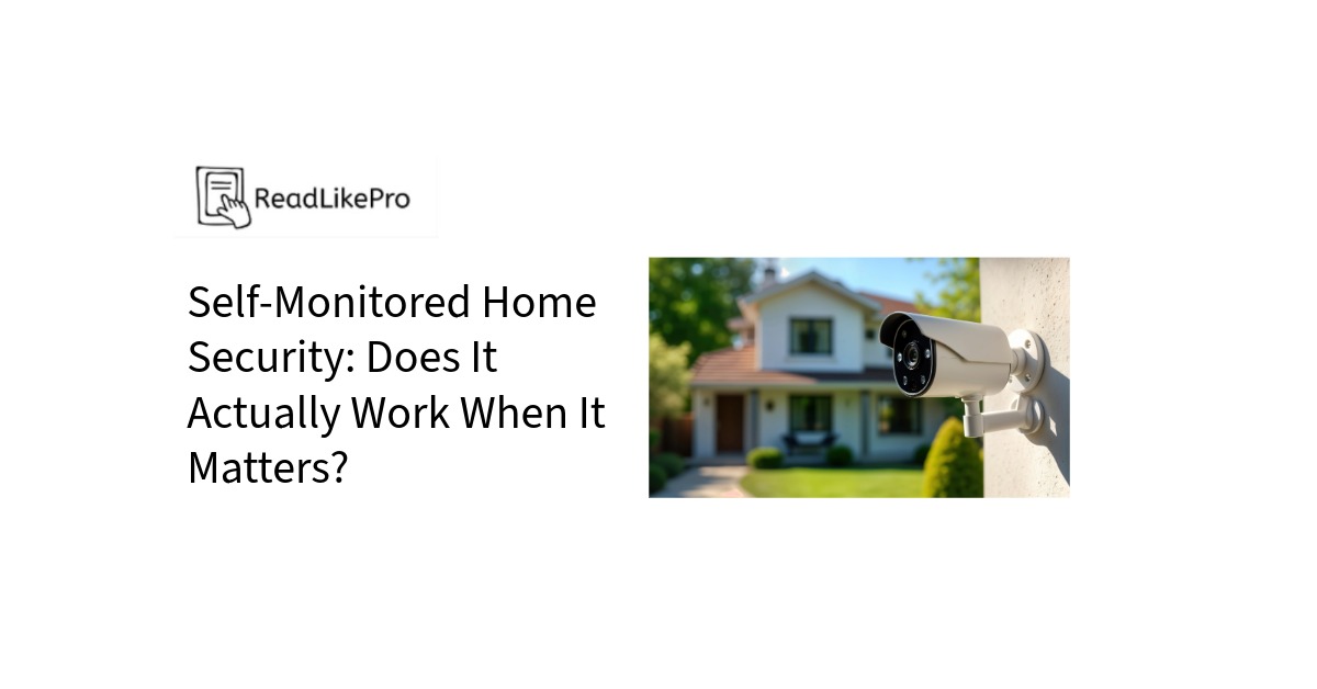 Self Monitored Home Security Does It Actually Work When It Matters 4