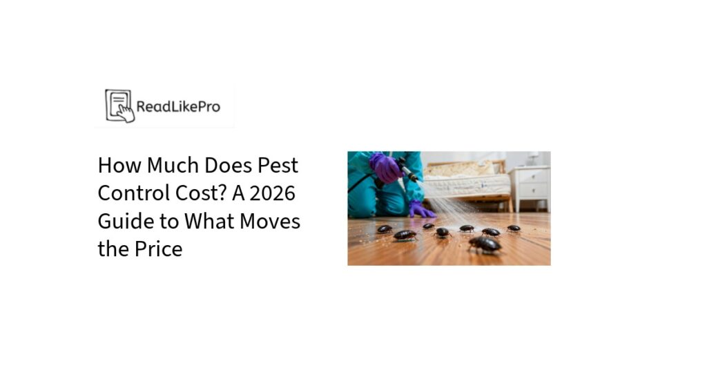 How Much Does Pest Control Cost